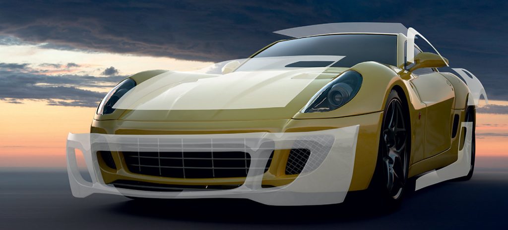 Μοντέλο κοπής και εφαρμογή Oraguard PPF